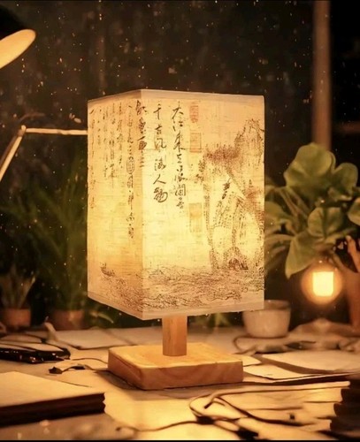 Lampada comodino stile zen - comodino,