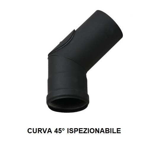Curva ispezionabile ø 80 - curva,