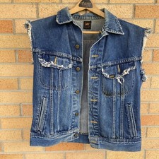 Lee Harley Davidson Gilet Denim Patd 153438 Patch