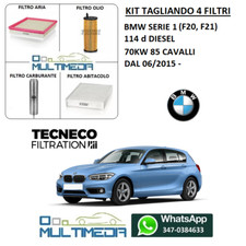 KIT TAGLIANDO 4 FILTRI TECNECO