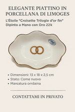 Piattino Limoges L'Étoile