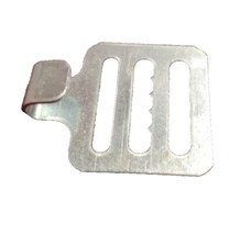 GANCIO X RULLO AVVOLGIBILI TAPPARELLE IN LEGNO MM42 A 3 FERITOIE ACCIAIO ZINCATO