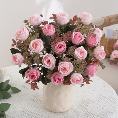 Bouquet rose seta - di,