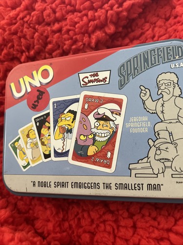 Vintage uno simpsons - vintage,