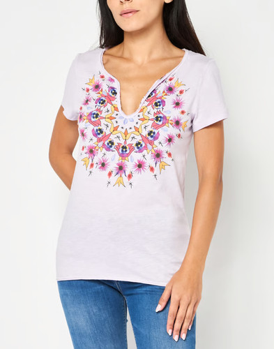 Top donna desigual bianco - top,