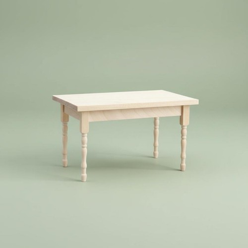 Tavolino legno grezzo - legno,