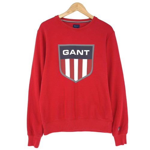 Gant felpa uomo rosso - felpa, pullover