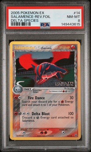 Psa salamence reverse holo - 8,