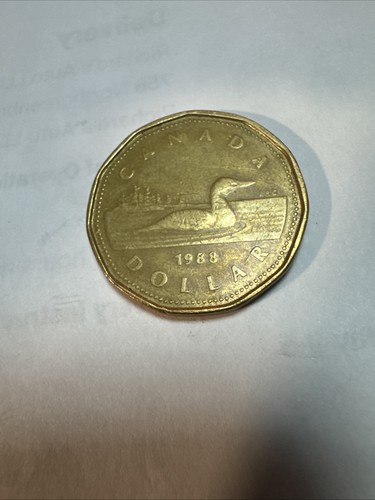 1988 canada one dollar - 1988, 1