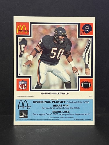 Mcdonald chicago bears - mcdonald's,