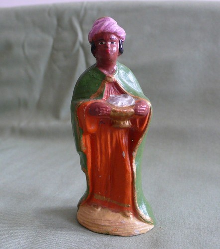 Vecchia statuina presepe - , re