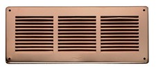 Bocchetta ventilazione rettangolare rame VENTILAZIONE griglia aria 340 x 140 mm.