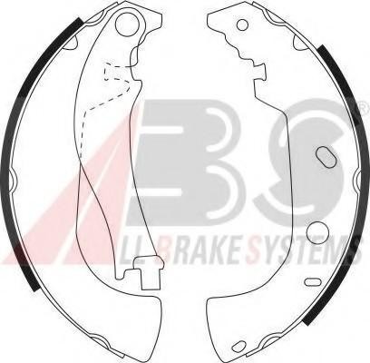 Kit ganasce freno 9057 s - freno, a.b.s