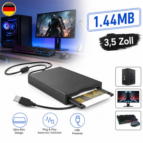 Floppy disk drive usb 44mb - floppy, 1.44mb