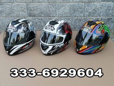 LOTTO COLLEZIONE CASCHI AIROH SPEED FIRE COBRA EVIL PITBULL RACING HELMET
