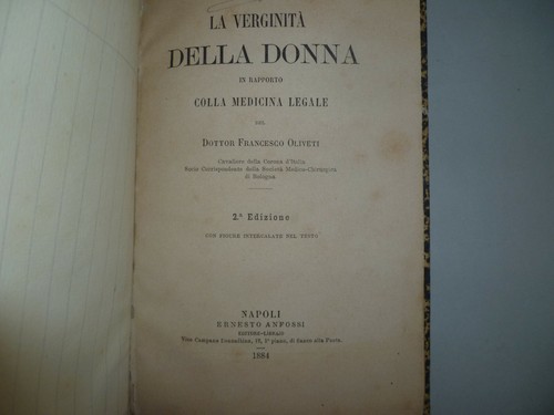 Verginità della donna in - verginità,