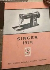 Singer 191M Libretto Ed Altri