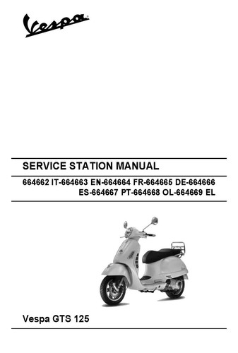 Piaggio vespa service workshop - vespa,
