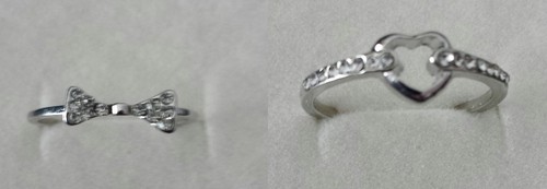 Anello oro bianco fiocco - pl.,