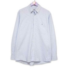 Camicia Lacoste azzurra tinta