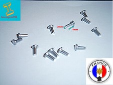 Lot de 12 rivets Alu tête