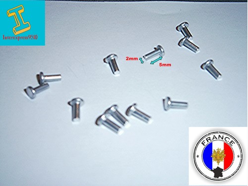 Lot rivets alu tête - lot, 12