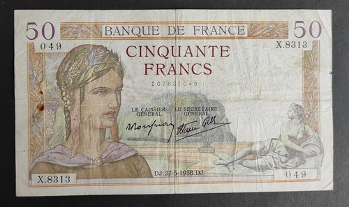 Francia banconota da 50 - francia,