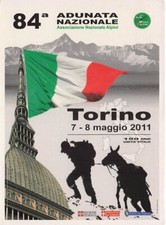21-20E) CARTOLINA 84 ADUNATA NAZIONALE ALPINI TORINO 2011
