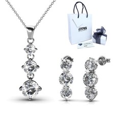 Parure Collana Orecchini Donna