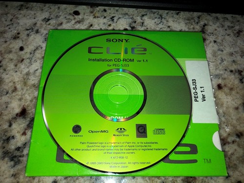 Sony clie peg sj33 rom - sony, cd-rom