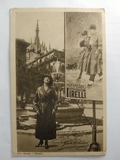 PIRELLI IMPERMEABILI Cartolina pubblicitaria