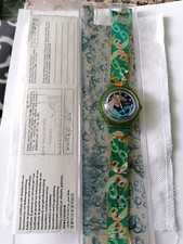 Orologio Swatch Scuba 200,anno 1993,cinturino originale, colore verde