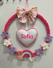 Fiocco Nascita bimba tricotin