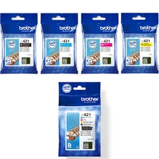 CARTUCCE ORIGINALI NERO/COLORE BROTHER LC421 A SCELTA