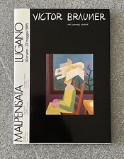 LIBRO MOSTRA VICTOR BRAUNER "MITI, PAESAGGI, SIMBOLI" LUGANO MALPENSATA 1985