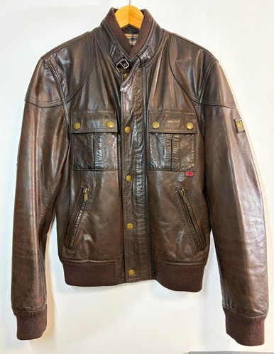 Giacca pelle belstaff gold - giacca, di