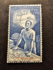 Timbro Francia Colonia Togo