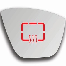 Spiegelglas Rechts Beheizbar