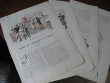 1929 Art Prints / Article - BARS and CABARETS of PARIS FRANCE French SEM Artist