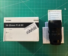 Sigma 18-35 mm f1,8 DC HSM Art