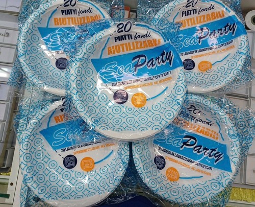 100 piatti plastica fondi - di,