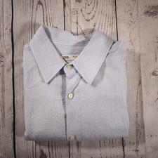 Camicia uomo Zara lino manica