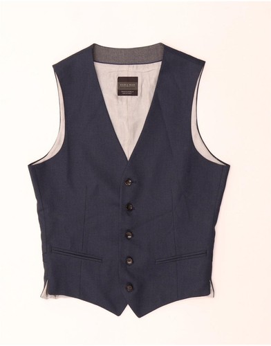 Zara gilet uomo medio blu - medio,