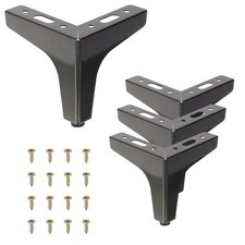 4 Pezzi 4" Gambe per Mobili in