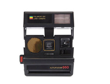 Polaroid 600 tipo fotocamera terrestre sonar autofocus Sun 660 pellicola istantanea analogica