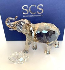 Swarovski Cinta Elefante Cristallo Figurina SCS Edizione Annuale 2013 1137207 Ritiro