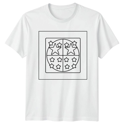 Shirt uomo stars design - t-shirt, da