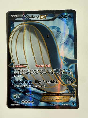 Carte pokémon wailord ex - carte,