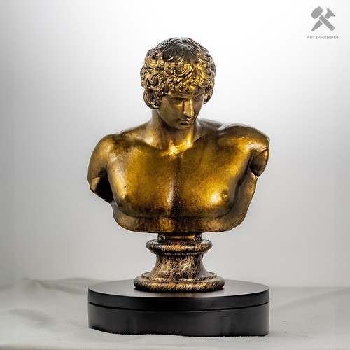 Bronzo busto antinoo estilo - busto, de