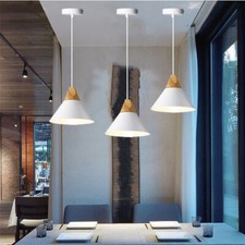 Lampada da bar bianca luci a sospensione cucina illuminazione a sospensione camera da letto plafoniera